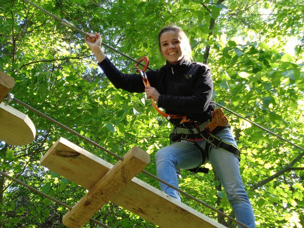 Installation Zip Line Stop