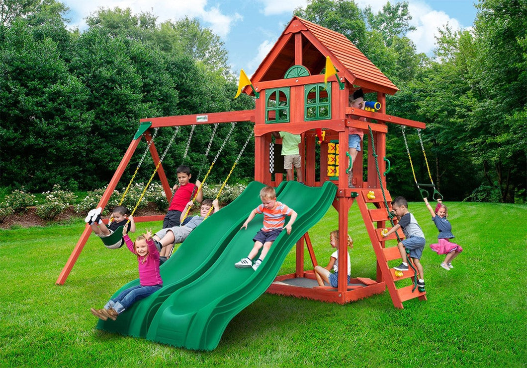 Double Adventure Swing Seat - Zip Line Stop