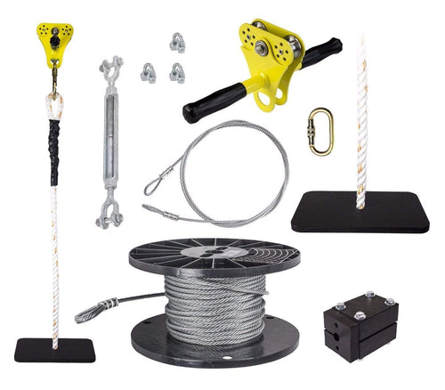 Hornet Zipline Kit with Seat - Zip Line Stop