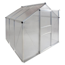 Load image into Gallery viewer, Ogrow 6 x 6 FT Walk-In Greenhouse with Sliding Door and Adjustable Roof Vent - Zip Line Stop
