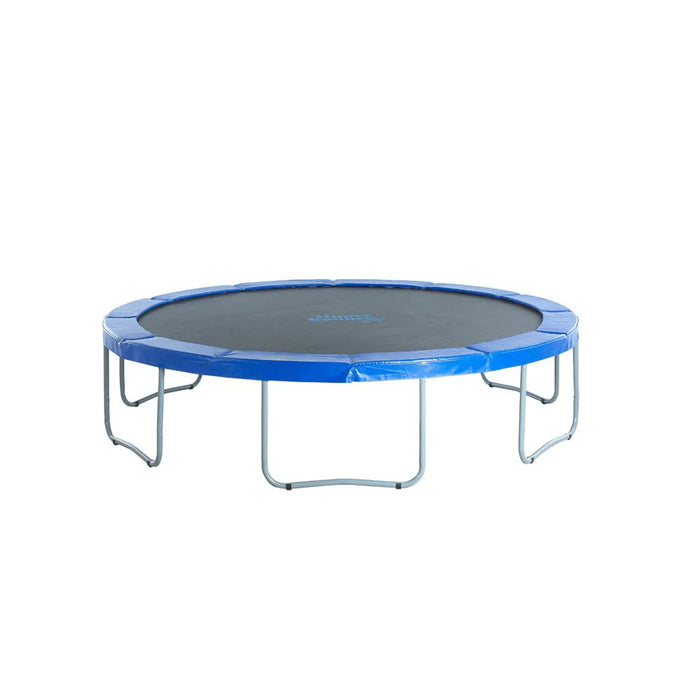 Upper Bounce 14 FT Round Trampoline with Safety Pad - Zip Line Stop